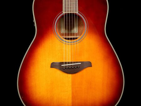 Yamaha FG-TA Transacoustic Acoustic-Electric Brown Sunburst Fashion