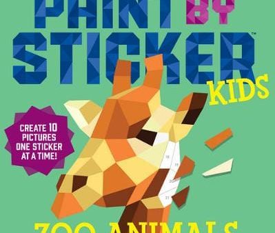 Workman: Paint By Sticker Kids: Zoo Animals [2016] paperback For Sale