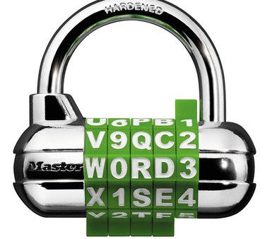 Master Lock Set Your Own Word Combination Padlock 1534D Cheap