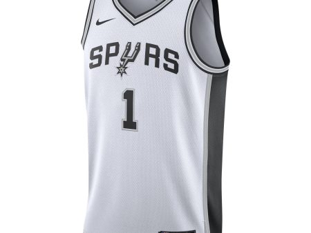 Nike San Antonio Spurs Wembanyama 1 Association Edition Mens NBA Jersey Hot on Sale