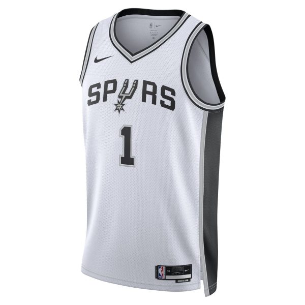 Nike San Antonio Spurs Wembanyama 1 Association Edition Mens NBA Jersey Hot on Sale