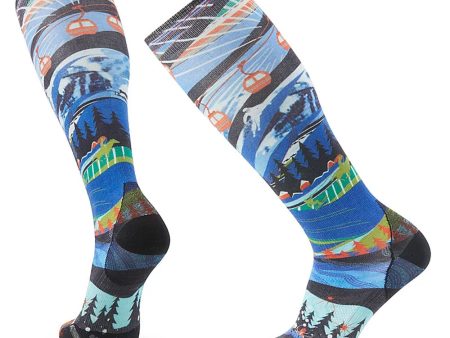 Smartwool Ski Zero Cushion Skication Print OTC Online now