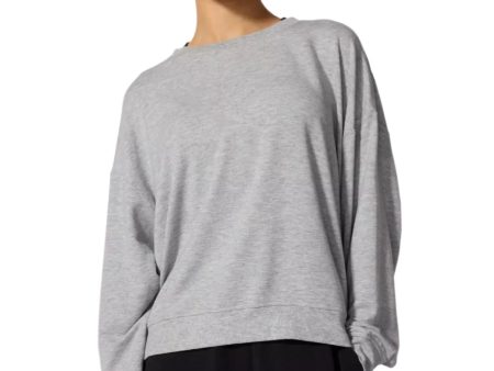 MPG Tops - Women s Serene Modal Crew Neck Relaxed Pullover Online now