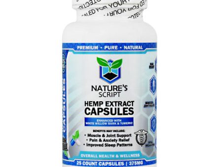 Natures Script Hemp Extract Capsules Online Hot Sale