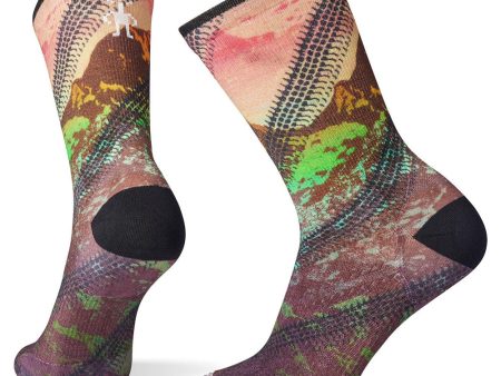 Smartwool Cycle Zero Cush Mountain Print Crew Sock Womens Online