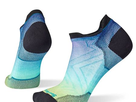 Smartwool Run Zero Cush Ombre Print Low Sock Womens Sale