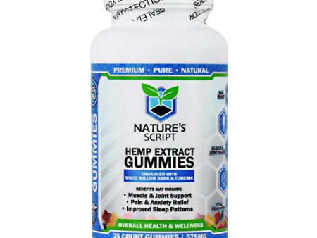 Natures Script Hemp Extract Gummies on Sale