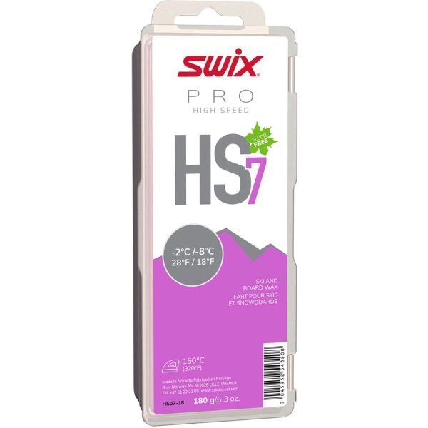 Swix Pro High Speed Wax Fluoro Free HS7 Supply