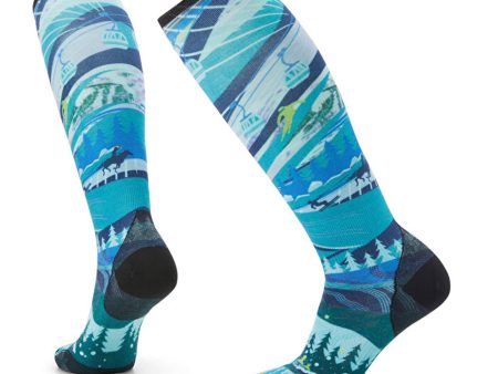 Smartwool Ski Zero Cushion Skication Print OTC Womens on Sale