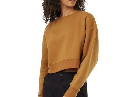 Tentree Fleece - Women s TreeFleece Oversized Cropped Crew Sweatshirt Cheap