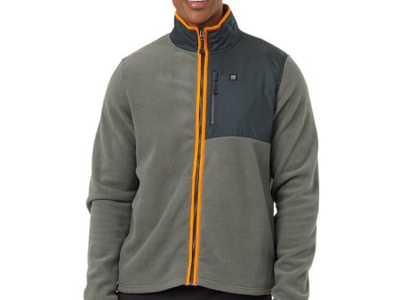 Tentree Fleece - Men s Recycled Microfleece Contrast Full Zip For Sale