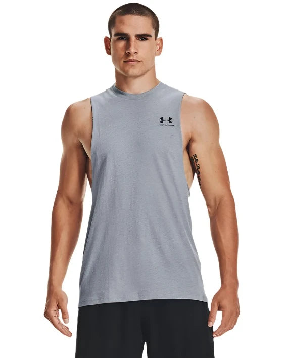 Under Armour Tanks - Men s UA Left Chest Cut-Off Tank Discount