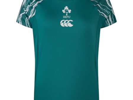 Canterbury IRFU Rugby Ireland 2024 25 Womens SuperLight Training Tee on Sale