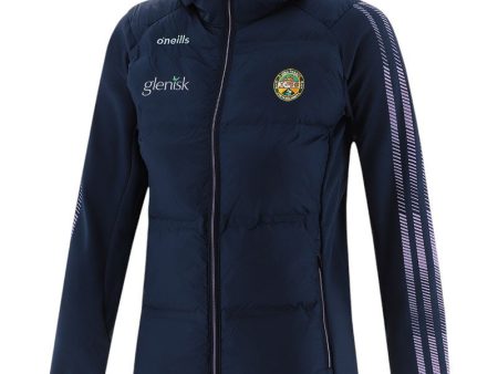 O Neills Offaly GAA Dynamo Girls Hooded Padded Jacket For Sale