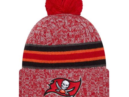 New Era Tampa Bay Buccaneers 2023 24 Sideline Cuffed Bobble Hat Sale