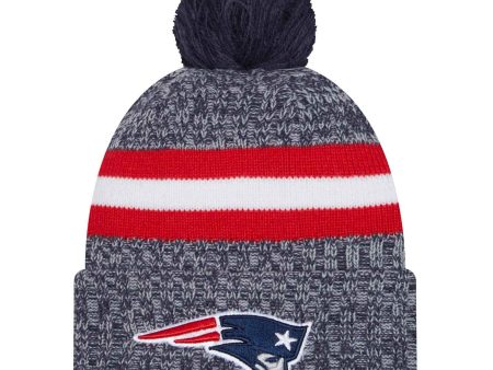 New Era New England Patriots 2023 24 Sideline Cuffed Bobble Hat Online