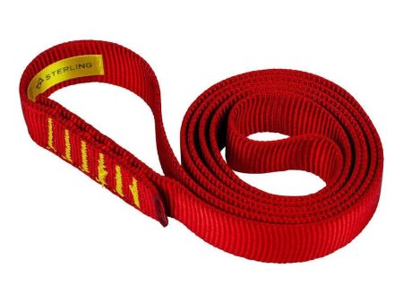 Sterling 1inch Flat Nylon Sling 24inch Red Discount