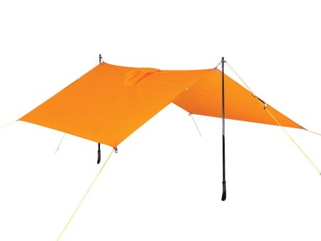 Poncho Tarp Sil PU 15D Nylon Orange Fashion