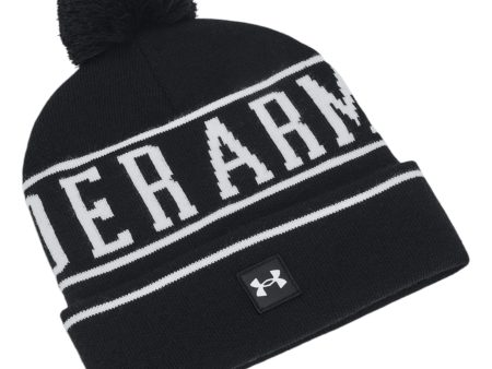 UnderArmour Halftime Pom Beanie Black Online now