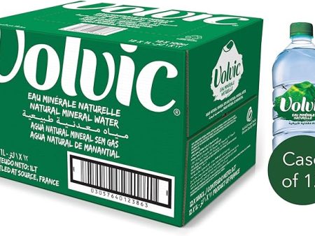 Volvic Natural Mineral Water Pack of 1ltr bottles Sale