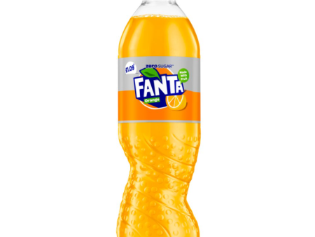 Fanta  Orange Fruit Drink Zero Sugar, 12 x 500ml on Sale