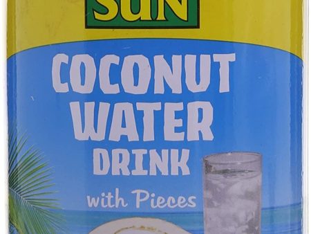 Tropical Sun Coconut Water with Pieces - Pack of 12 x 330ml Fashion