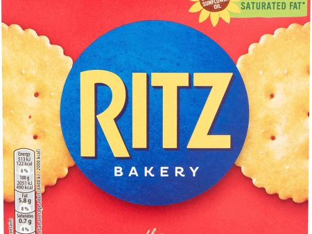 Ritz Original Crackers Pack of 6 x 165g on Sale