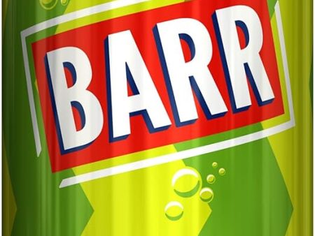 BARR Limeade Flavoured Fizzy Soft Drink Pack of 24 X 330 ml on Sale