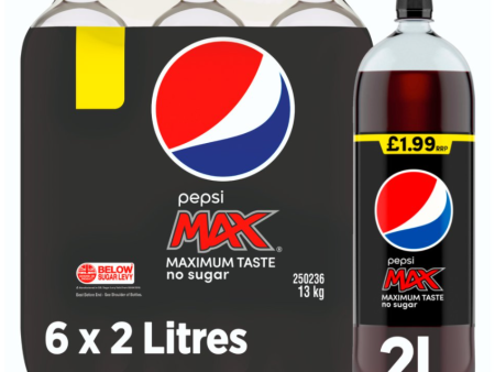 Pepsi Max Bottle  6x2L Supply