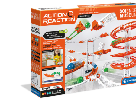 Clementoni Science Museum Action & Reaction Chaos Effect Marble Run (8+ Years) Sale