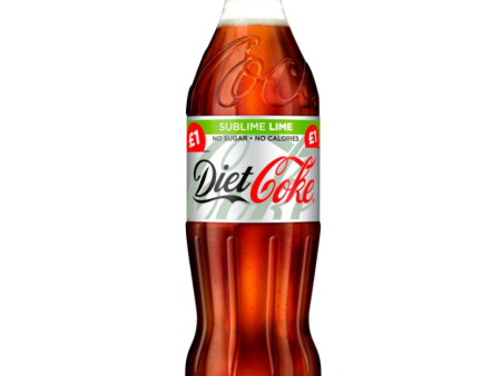 Diet Coke Sublime Lime Flavour No Sugar & Calories Soft Drink 12 x 500ml Cheap