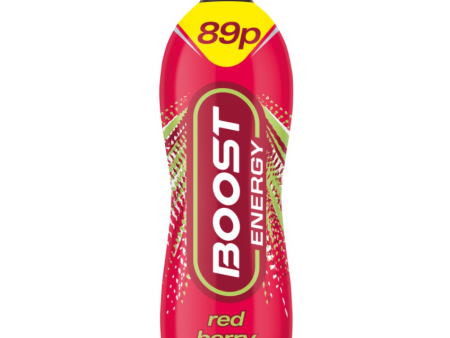 Boost Energy Drink Red Berry Pack of 12 x 500ml Discount