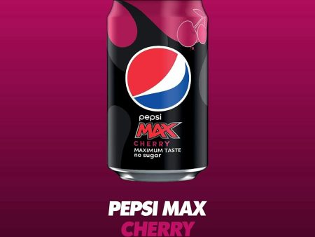 Pepsi Max Cherry Pack of 24 x 330ml For Cheap