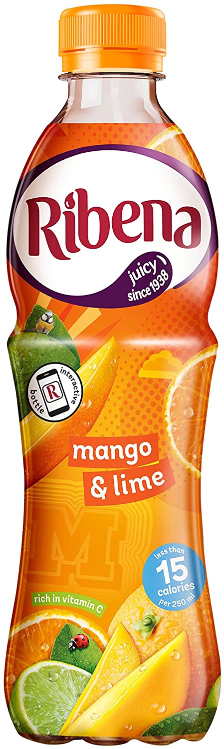 Ribena Light Mango and Lime Drink Pack of 12x500ml on Sale