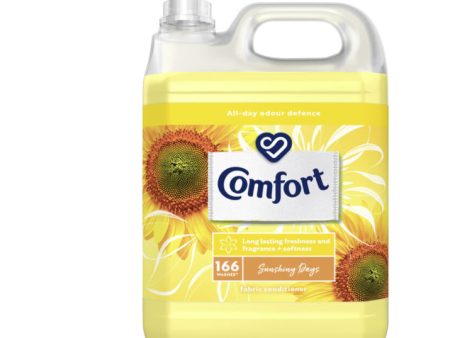 Comfort Sunshiny Day Fabric Conditioner Pack of 160 Wash, 4.8L Online Sale