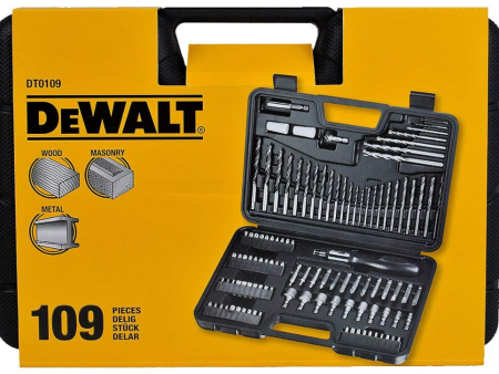 DEWALT 109 Piece Round Drill Bit Set Online Hot Sale