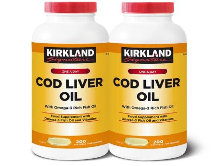 Kirkland Signature Cod Liver Oil + Omega 3 1150mg, 1 x 200 Count For Cheap